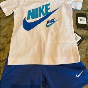 Nike White and Blue Kids' Set Size 3-4 Years NWT